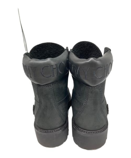 Timberland（ティンバーランド）Timberland (ティンバーランド) JIMMY CHOO (ジミーチュウ) 6 インチ プレミアム ブラック ブーツ ウィズ グリッター ブラック サイズ:SIZE 6の古着・服飾アイテム