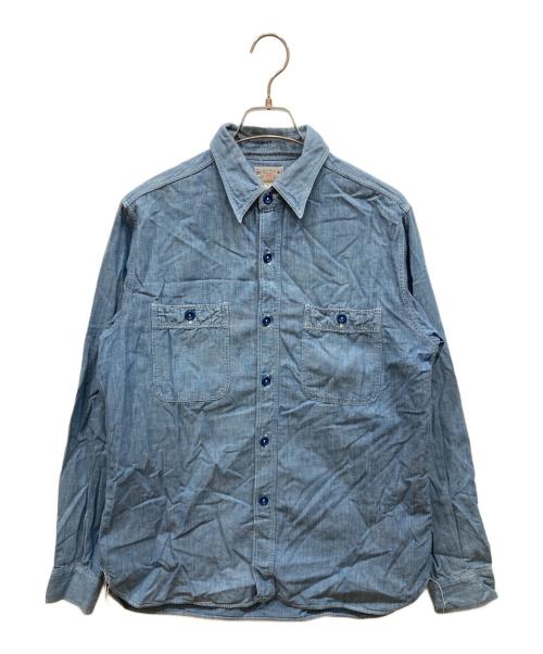 BUZZ RICKSON'S（バズリクソンズ）Buzz Rickson's (バズリクソンズ) シャンブレーワークシャツ インディゴ サイズ:SIZE 15-151/2の古着・服飾アイテム