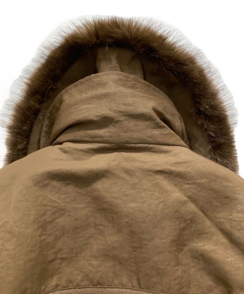 moussy（マウジー）moussy (マウジー) FUR COLLAR CROP ブルゾン ブラウン サイズ:SIZE Freeの古着・服飾アイテム