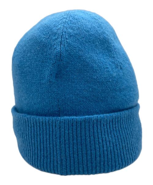 Acne studios（アクネ ストゥディオズ）ACNE STUDIOS (アクネ ストゥディオズ) マイクロフェイスパッチビーニー ブルー サイズ:ONE SIZE（56cm)の古着・服飾アイテム