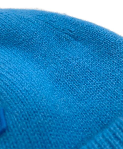 Acne studios（アクネ ストゥディオズ）ACNE STUDIOS (アクネ ストゥディオズ) マイクロフェイスパッチビーニー ブルー サイズ:ONE SIZE（56cm)の古着・服飾アイテム