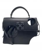 OFFWHITEオフホワイト）の古着「2.8Jitney Hole-Detail Crossbody Bag」｜ブラック