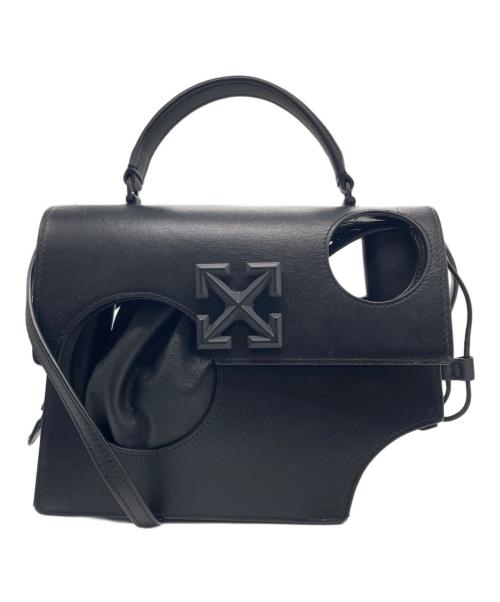 OFFWHITE（オフホワイト）OFFWHITE (オフホワイト) 2.8Jitney Hole-Detail Crossbody Bag ブラックの古着・服飾アイテム