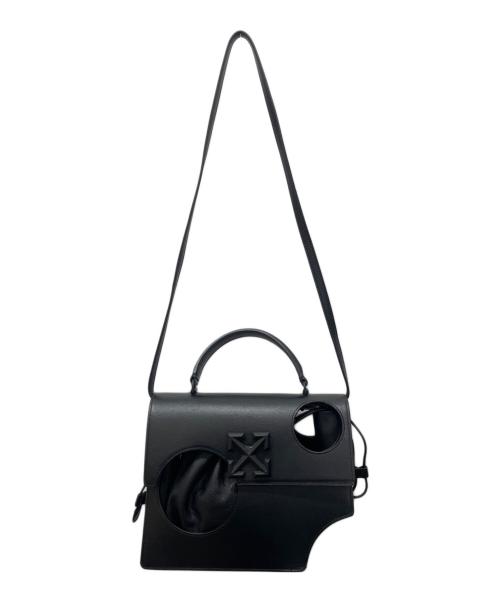 OFFWHITE（オフホワイト）OFFWHITE (オフホワイト) 2.8Jitney Hole-Detail Crossbody Bag ブラックの古着・服飾アイテム