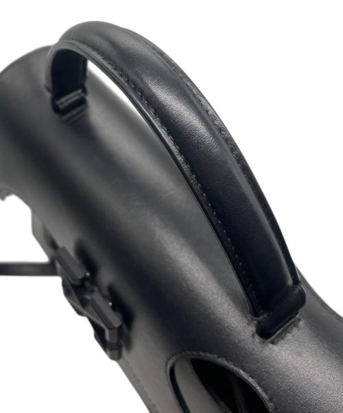 OFFWHITE（オフホワイト）OFFWHITE (オフホワイト) 2.8Jitney Hole-Detail Crossbody Bag ブラックの古着・服飾アイテム