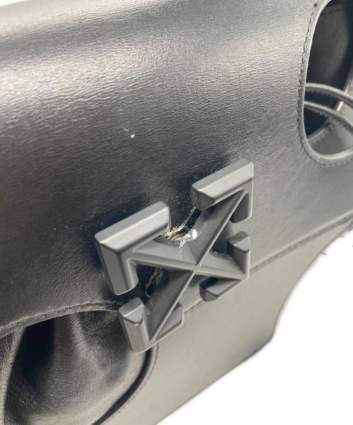 OFFWHITE（オフホワイト）OFFWHITE (オフホワイト) 2.8Jitney Hole-Detail Crossbody Bag ブラックの古着・服飾アイテム