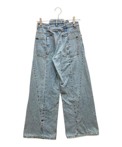 Martin Margiela1（マルタンマルジェラ1）Martin Margiela1 (マルタンマルジェラ1) 再構築ワイドデニムパンツ インディゴ サイズ:SIZE 36の古着・服飾アイテム