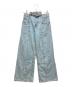 Martin Margiela1（マルタンマルジェラ1）の古着「再構築ワイドデニムパンツ」｜インディゴ