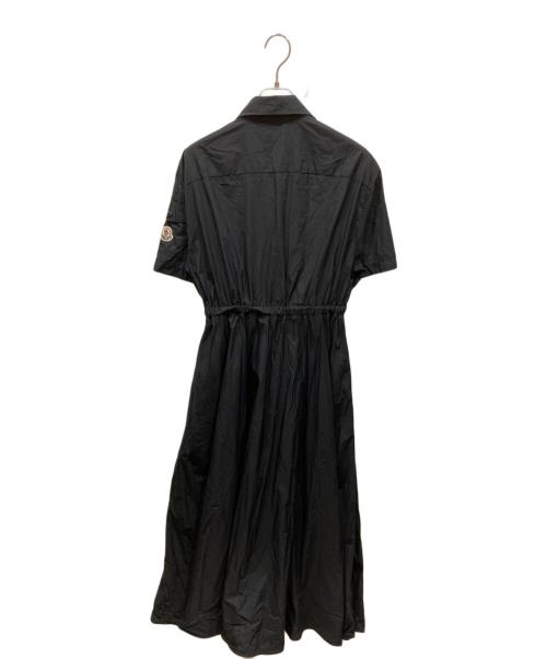 MONCLER（モンクレール）MONCLER (モンクレール) Logo Patch Snap Button Shirt One Piece　ABITO ブラック サイズ:SIZE 38の古着・服飾アイテム