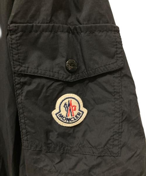 MONCLER（モンクレール）MONCLER (モンクレール) Logo Patch Snap Button Shirt One Piece　ABITO ブラック サイズ:SIZE 38の古着・服飾アイテム