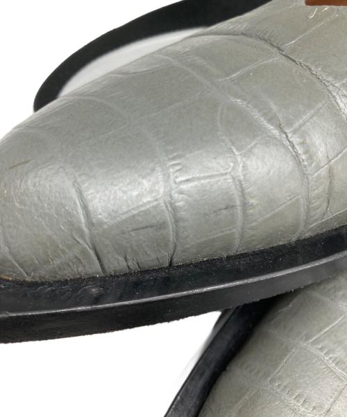 MARNI（マルニ）MARNI (マルニ) 型押しリボンパンプス グレー サイズ:SIZE 37の古着・服飾アイテム