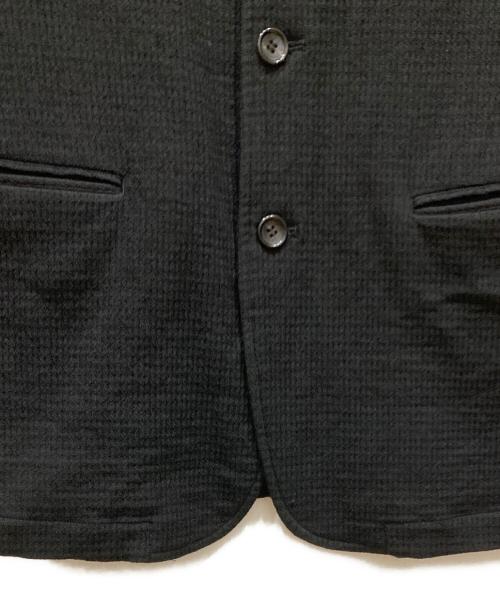 COMME des GARCONS HOMME（コムデギャルソン オム）COMME des GARCONS HOMME (コムデギャルソン オム) ナイロン混テーラードジャケット ブラック サイズ:SIZE Sの古着・服飾アイテム