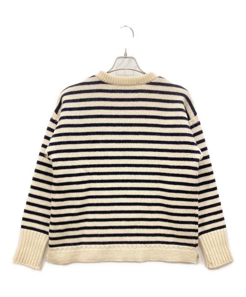 dahl'ia（ダリア）dahl'ia (ダリア) ノルディックボーダー ニット ホワイト×ネイビー サイズ:SIZE Freeの古着・服飾アイテム