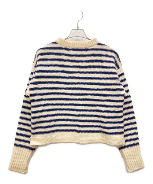 dahl'ia（ダリア）dahl'ia (ダリア) チロリアンセーター ホワイト×ブルー サイズ:SIZE Freeの古着・服飾アイテム