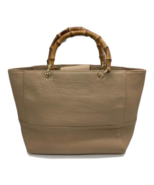 TREASURE TOPKAPI（トレジャートプカピ）TREASURE TOPKAPI (トレジャートプカピ) バンブーハンドル 2way ショルダーバッグ ブラウンの古着・服飾アイテム