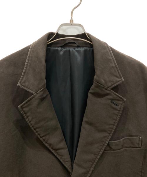 doublet（ダブレット）doublet (ダブレット) OVERSIZED DAMAGE TAILORED JACKET ブラウン サイズ:SIZE Mの古着・服飾アイテム