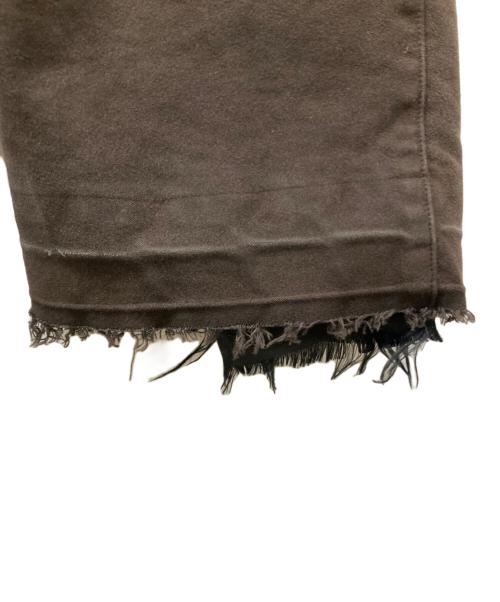 doublet（ダブレット）doublet (ダブレット) OVERSIZED DAMAGE TAILORED JACKET ブラウン サイズ:SIZE Mの古着・服飾アイテム