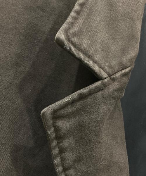 doublet（ダブレット）doublet (ダブレット) OVERSIZED DAMAGE TAILORED JACKET ブラウン サイズ:SIZE Mの古着・服飾アイテム