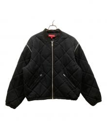 SUPREME（シュプリーム）の古着「Zip-Off Sleeve Quilted Bomber Jacket」｜ブラック