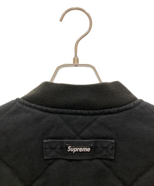SUPREME（シュプリーム）Supreme (シュプリーム) Zip-Off Sleeve Quilted Bomber Jacket ブラック サイズ:SIZE Lの古着・服飾アイテム