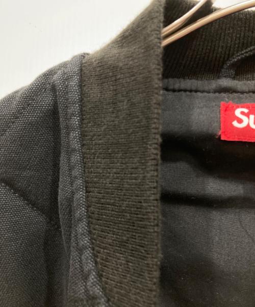 SUPREME（シュプリーム）Supreme (シュプリーム) Zip-Off Sleeve Quilted Bomber Jacket ブラック サイズ:SIZE Lの古着・服飾アイテム