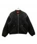 Supreme（シュプリーム）の古着「Zip-Off Sleeve Quilted Bomber Jacket」｜ブラック