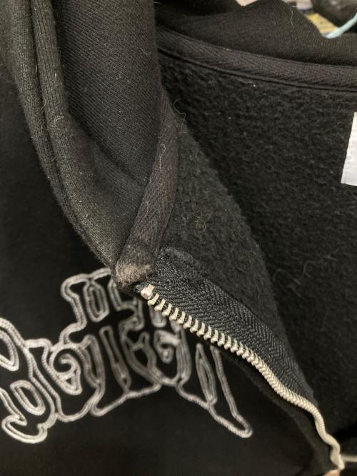 BUTTER GOODS（バターグッズ）BUTTER GOODS (バターグッズ) ブロッチジップスルーフーディー　Blotch Zip Thru Hood ブラック サイズ:SIZE XLの古着・服飾アイテム