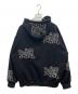 BUTTER GOODS (バターグッズ) ブロッチジップスルーフーディー　Blotch Zip Thru Hood ブラック サイズ:SIZE XL：10000円