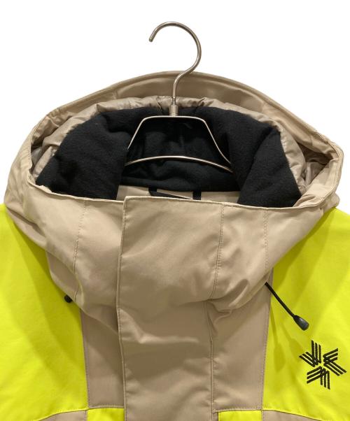 GOLDWIN（ゴールドウイン）GOLDWIN (ゴールドウイン) 2トーン カラー ワーク ポケット ジャケット スキーウェア ベージュ×イエロー サイズ:SIZE 2の古着・服飾アイテム