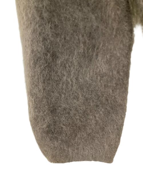 Noble（ノーブル）Noble (ノーブル) ファーニットパフカーディガン2 ブラウン サイズ:不明の古着・服飾アイテム