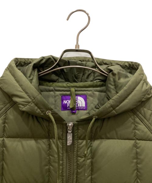 THE NORTHFACE PURPLELABEL（ザ・ノースフェイス パープルレーベル）THE NORTHFACE PURPLELABEL (ザ・ノースフェイス パープルレーベル) フィールドダウンフーデッドプルオーバー　Field Down Hooded Pullover カーキ サイズ:SIZE Mの古着・服飾アイテム