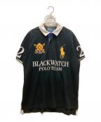 POLO RALPH LAURENポロ・ラルフローレン）の古着「ラガーシャツ」｜ブラック