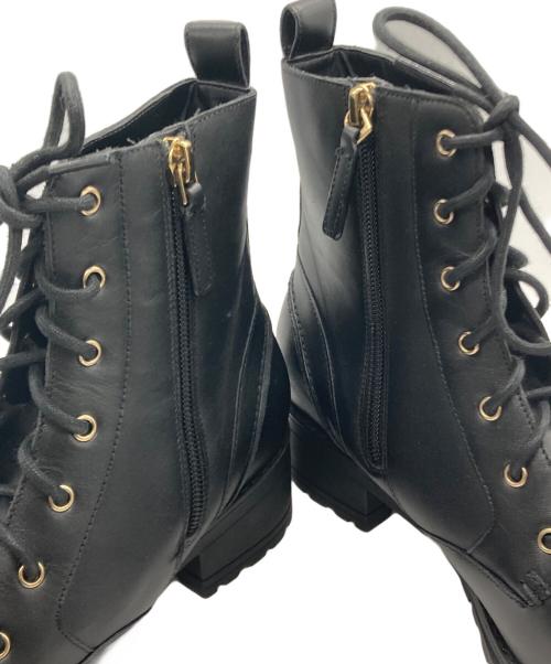 COLE HAAN（コールハーン）COLE HAAN (コールハーン) カメア ウォータープルーフ コンバット ブーツ ブラック サイズ:24.5の古着・服飾アイテム