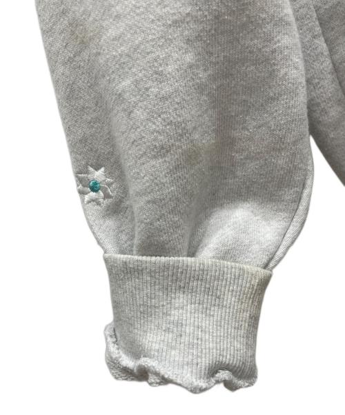 KEBOZ（ケボズ）KEBOZ (ケボズ) NICK GEAR (ニックギア) 刺繍プルオーバーパーカー グレー サイズ:SIZE Lの古着・服飾アイテム