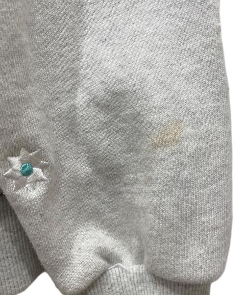 KEBOZ（ケボズ）KEBOZ (ケボズ) NICK GEAR (ニックギア) 刺繍プルオーバーパーカー グレー サイズ:SIZE Lの古着・服飾アイテム