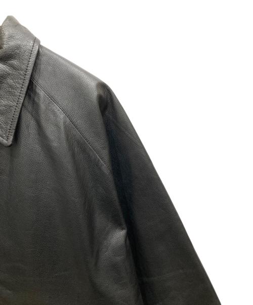 BLUCO WORK GARMENT（ブルコ ワーク ガーメント）BLUCO WORK GARMENT (ブルコ ワーク ガーメント) カウレザーコーチジャケット ブラック サイズ:Ⅼの古着・服飾アイテム