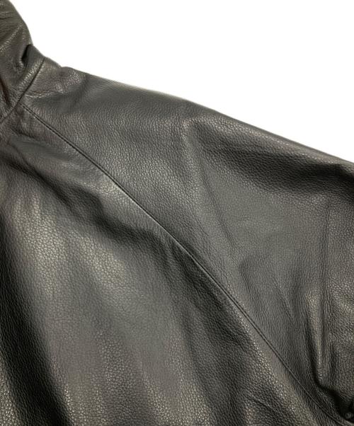 BLUCO WORK GARMENT（ブルコ ワーク ガーメント）BLUCO WORK GARMENT (ブルコ ワーク ガーメント) カウレザーコーチジャケット ブラック サイズ:Ⅼの古着・服飾アイテム