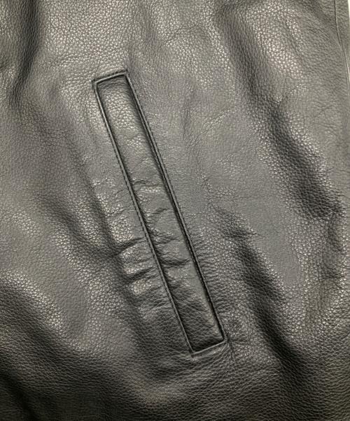 BLUCO WORK GARMENT（ブルコ ワーク ガーメント）BLUCO WORK GARMENT (ブルコ ワーク ガーメント) カウレザーコーチジャケット ブラック サイズ:Ⅼの古着・服飾アイテム