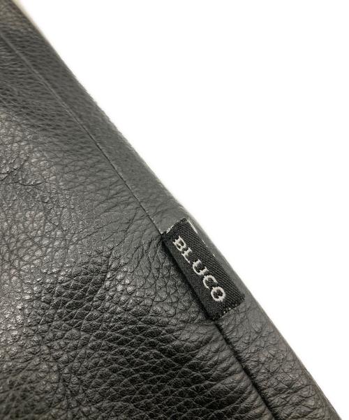 BLUCO WORK GARMENT（ブルコ ワーク ガーメント）BLUCO WORK GARMENT (ブルコ ワーク ガーメント) カウレザーコーチジャケット ブラック サイズ:Ⅼの古着・服飾アイテム