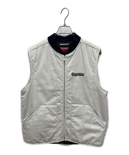 SUPREME（シュプリーム）Supreme (シュプリーム) ゴンズショップベスト　Gonz Shop Vest ホワイト サイズ:SIZE Sの古着・服飾アイテム