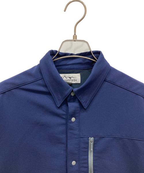 Manastash（マナスタッシュ）Manastash (マナスタッシュ) シャツジャケット ネイビー サイズ:SIZE Mの古着・服飾アイテム