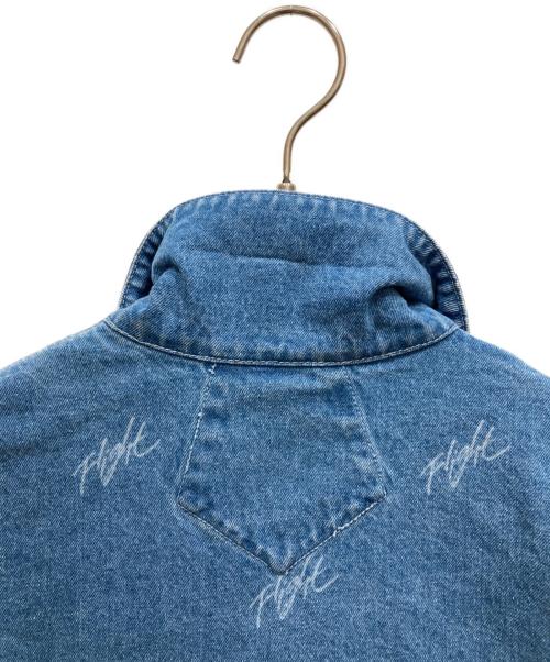 JORDAN（ジョーダン）JORDAN (ジョーダン) オールオーバー プリント ウィメンズ ウーブン トップ インディゴ サイズ:SIZE XLの古着・服飾アイテム
