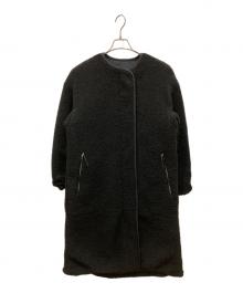 emmi atelier（エミアトリエ）の古着「キルティングリバーシブルコート」｜ブラック