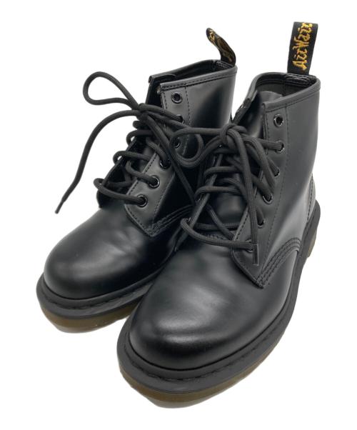 Dr.Martens（ドクターマーチン）Dr.Martens (ドクターマーチン) スムース 6 ホール ブーツ ブラック サイズ:SIZE 37の古着・服飾アイテム