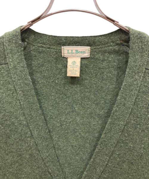 L.L.Bean（エルエルビーン）L.L.Bean (エルエルビーン) 90'sニットカーディガン グリーン サイズ:SIZE Lの古着・服飾アイテム