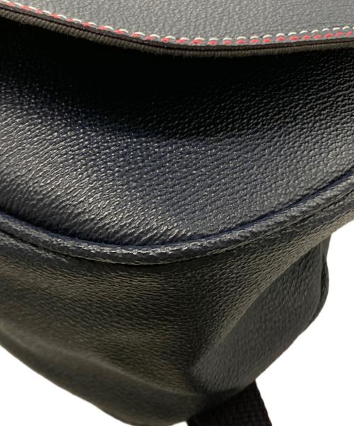 KITAMURA（キタムラ）KITAMURA (キタムラ) レザーリュック ネイビーの古着・服飾アイテム