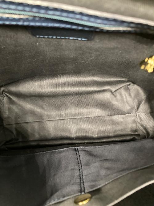 KITAMURA（キタムラ）KITAMURA (キタムラ) レザーリュック ネイビーの古着・服飾アイテム