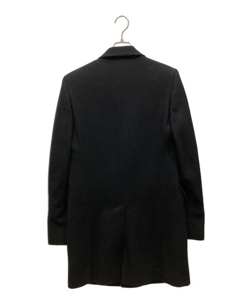 ANN DEMEULEMEESTER（アンドゥムルメステール）ANN DEMEULEMEESTER (アンドゥムルメステール) カシミヤコート ブラック サイズ:SIZE XSの古着・服飾アイテム
