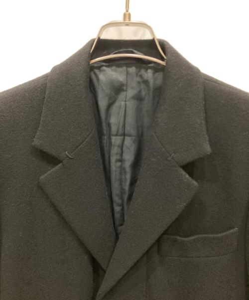 ANN DEMEULEMEESTER（アンドゥムルメステール）ANN DEMEULEMEESTER (アンドゥムルメステール) カシミヤコート ブラック サイズ:SIZE XSの古着・服飾アイテム