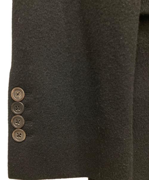 ANN DEMEULEMEESTER（アンドゥムルメステール）ANN DEMEULEMEESTER (アンドゥムルメステール) カシミヤコート ブラック サイズ:SIZE XSの古着・服飾アイテム